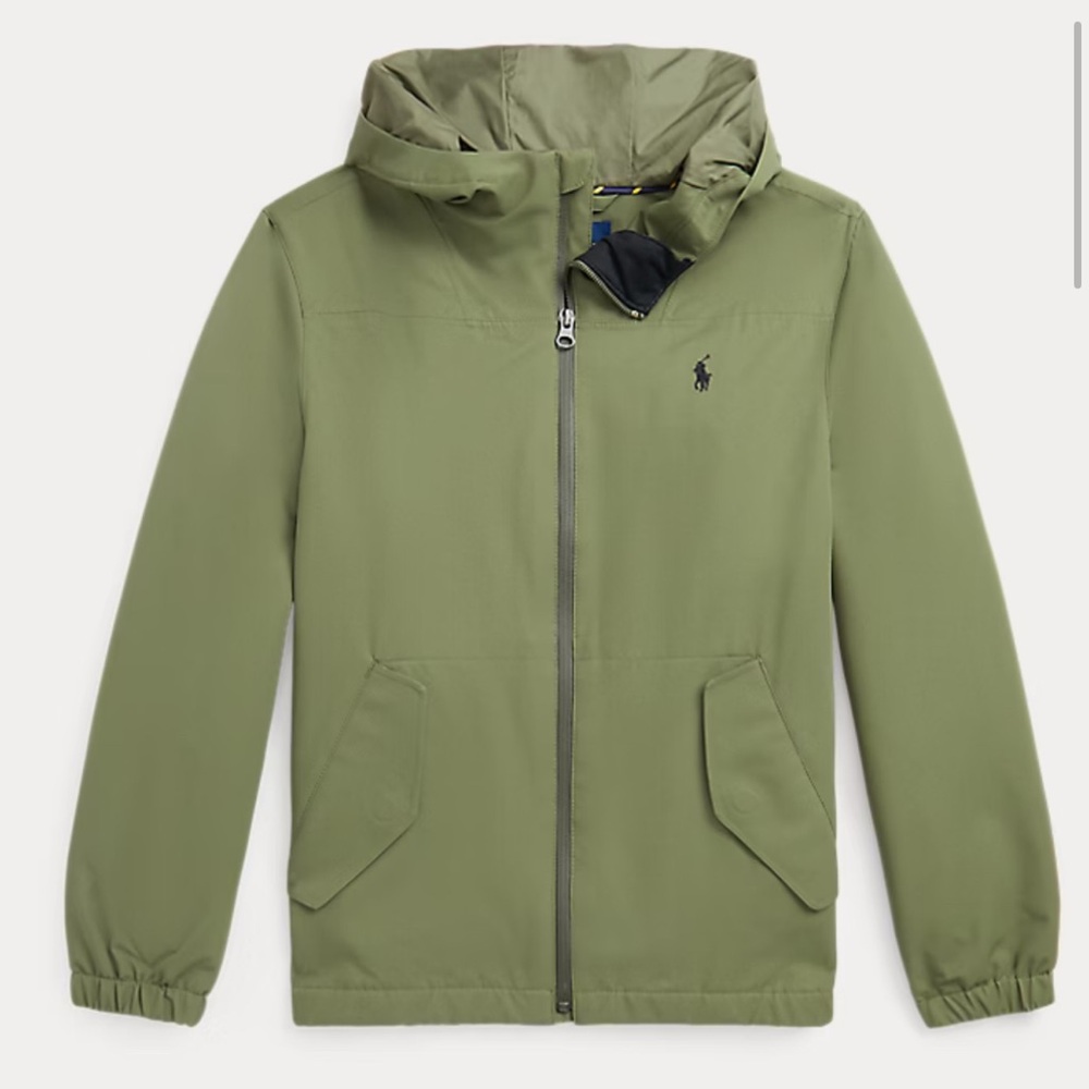 Ralph Lauren P-Layer 1 Hooded Jacket Green Olive, Kids Unisex